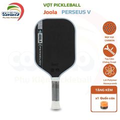 Vợt pickleball Joola Gen 5 Perseus Simone Jardim, mặt Carbon nhám, bản 16mm viền màu ghi