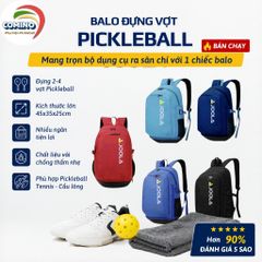 Balo thể thao JOOLA cao cấp – Balo pickleball, balo đựng vợt cầu lông, bóng bàn, size 45x35x25 cm