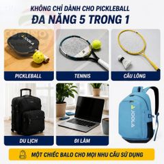Balo thể thao JOOLA cao cấp – Balo pickleball, balo đựng vợt cầu lông, bóng bàn, size 45x35x25 cm