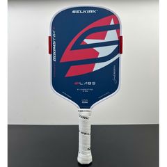 Vợt Pickleball Selkirk Boomstik Elongated Jack Sock Signature, LABS Project mặt vợt carbon dày 16mm, màu xanh