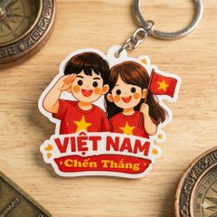 Móc khóa xe, móc chìa khóa chất liệu mica làm quà tặng, đồ lưu niệm (hình ngẫu nhiên)