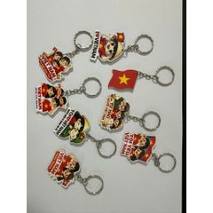 Móc khóa xe, móc chìa khóa chất liệu mica làm quà tặng, đồ lưu niệm (hình ngẫu nhiên)