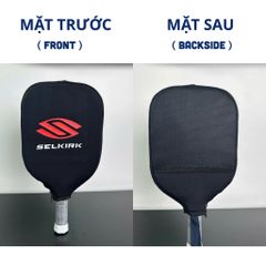 Túi bọc mặt vợt pickleball Selkirk chất vải nỉ, có túi lưới tiện lợi, chống trầy xước mặt vợt
