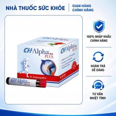 Collagen Dạng Nước CH Alpha Plus - Hỗ Trợ Xương Khớp & Da - Hộp 30 Ống Uống 25ml Từ Quiris
