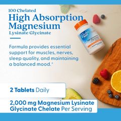 Viên uống Magie Doctor's Best High Absorption Magnesium Date 2028 - Hỗ trợ chức năng thần kinh, tăng cường xương chắc khỏe và duy trì nhịp tim khỏe mạnh