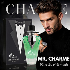 Nước Hoa Nam MR.CHARME 100ML - Hương Thơm Sang Trọng, Quyến Rũ, Lịch Lãm cho Phái Mạnh - Extrait De Parfum Cao Cấp