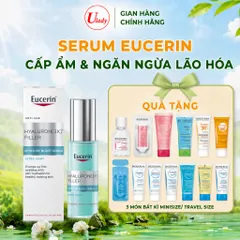 Serum Eucerin Cấp Ẩm & Ngăn Ngừa Lão Hóa 30ml - Hyaluron [3X]+ Filler Moisture Booster
