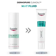 Kem Dưỡng Eucerin Giúp Làm Giảm Dầu & Mụn 40ml - Dermopure Clinical Mat Fluid