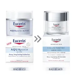 Kem Dưỡng Ẩm Eucerin Dịu Nhẹ Cho Da Thường,Hỗn Hợp 50ml-UltraSensitive AquaporinNourishingGelCream