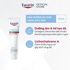 Kem dưỡng dành cho da khô ngứa & kích ứng 40ml - Eucerin Omega Plus Extra Ato-Calming
