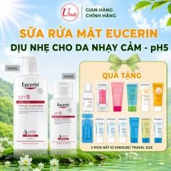Sữa Rửa Mặt Eucerin Dịu Nhẹ Cho Da Nhạy Cảm - pH5 Facial Cleanser Sensitive Skin