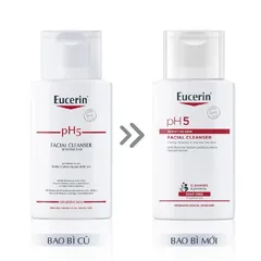Sữa Rửa Mặt Eucerin Dịu Nhẹ Cho Da Nhạy Cảm - pH5 Facial Cleanser Sensitive Skin
