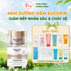 Kem Dưỡng Đêm Eucerin Giảm Nếp Nhăn Sâu & Chảy Xệ 50ml - Hyaluron Filler + Elasticity Night