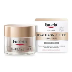 Kem Dưỡng Đêm Eucerin Giảm Nếp Nhăn Sâu & Chảy Xệ 50ml - Hyaluron Filler + Elasticity Night