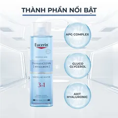 Combo Tinh chất giúp giảm dấu hiệu lão hóa 30ml&Nước tẩy trang dịu nhẹ cho da nhạy cảm Eucerin 200ml