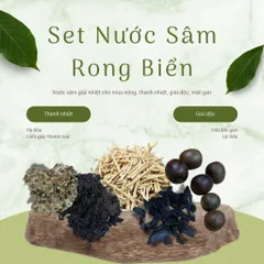 Set nấu Nước Sâm Rong Biển Hàng Cao Cấp Chất Lượng Cao