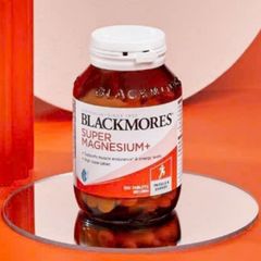 Viên uống Blackmores Super Magnesium+ |100 & 180 viên| Giảm căng cơ - Ngăn ngừa chuột rút - Hỗ trợ chức năng cơ bắp & hệ thần kinh [S/P Chuẩn Úc]