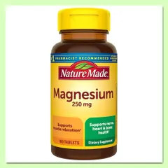 Viên  bổ sung Magie Nature Made Magnesium 250mg- 100v