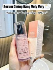 ✨ Serum chống nắng Vely Vely Vitamin Dark Spot Tone-up SPF50+ PA++++, Dưỡng sáng da, 30ml Chính hãng