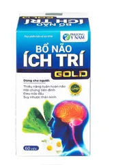 Viên uống tăng cường tuần hoàn não, giảm rối loạn tiền đình Bổ Não Ích Trí Gold (60 viên)
