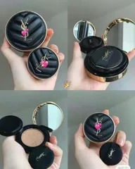 Phấn nước YSL Cushion Le Cushion Encre De Peau Tone 20 vỏ đen che phủ mịn lì 🏷️