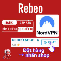 Mua Tài Khoản Nord VPN 10 Thiết Bị Rebeo Shop