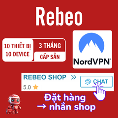 Mua Tài Khoản Nord VPN 10 Thiết Bị Rebeo Shop