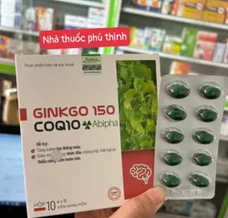Hoạt huyết dưỡng não ginkgo150 Coq10, hộp 100 viên (hàng date mới)