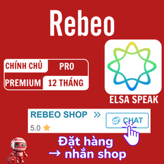 Nâng cấp tài khoản Elsa Pro, Elsa Speak Premium chính chủ giá rẻ - Rebeo shop