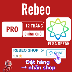 Nâng cấp tài khoản Elsa Pro, Elsa Speak Premium chính chủ giá rẻ - Rebeo shop