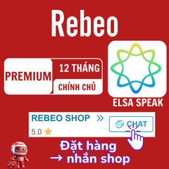 Nâng cấp tài khoản Elsa Pro, Elsa Speak Premium chính chủ giá rẻ - Rebeo shop