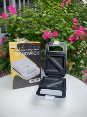 Máy Làm Bánh Sandwich Lebenlang LBL1481 Công Suất 600W, Máy Kẹp Nướng Bánh Khuôn Tam Giác Chống Dính