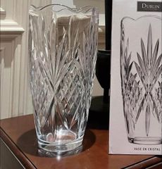 Lọ hoa pha lê cao cấp nhà Godinger Dublin 30.5cm