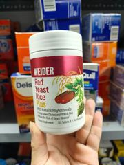 Viên Weider Red Yeast Rice Plus 1200mg, 120 tablets/ 1 month supply