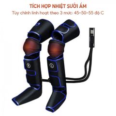 Máy Massage Chân Nikio NK-287 - Công Nghệ Túi Khí, Nhiệt Sưởi, Cải Thiện Suy Giãn Tĩnh Mạch, 3 Chế Độ Massage, Hỗ Trợ Khớp Gối