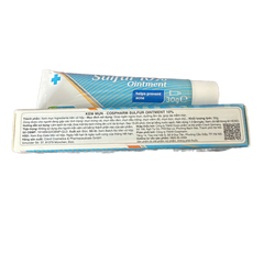 (CHÍNH HÃNG) Sulfur 10% Ointment Chấm Mụn Viêm, Mụn Bọc, Hỗ Trợ Giảm Sưng Đỏ, Kiểm Soát Dầu Trên Da - Tuyp 30g