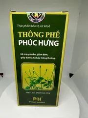 Siro ho - Thông Phế Phúc Hưng - chai 250ml cao lỏng - giảm ho, giảm đờm, thông thoáng đường thở, giảm khò khè