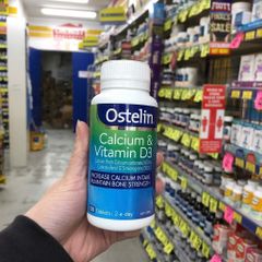 Viên uống Ostelin Calcium & Vitamin D3 - Tăng cường & Phát triển hệ xương/răng/cơ bắp - Ngăn ngừa loãng xương [SP Chuẩn Úc]