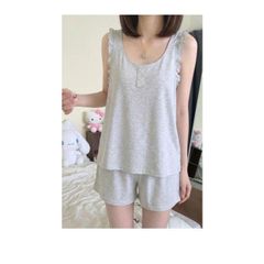 Bộ đồ ngủ, bộ đồ mặc nhà dành cho nữ có miếng đệm ngực cực mát mẻ