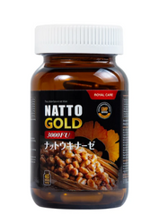 Viên uống hỗ trợ hoạt huyết, tăng cường tuần hoàn não Natto Gold 3000FU Royal Care (60 viên)