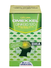 Viên uống hỗ trợ tăng tuần hoàn não, tốt cho tim mạch Omexxel Ginkgo 120 (60 viên)