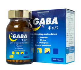 Viên uống hỗ trợ giảm các triệuu chứngg mất ngủ, khó ngủ, giấc ngủ không sâu, giảm lo lắng Gaba Jpanwell (60 viên)