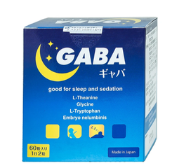 Viên uống hỗ trợ giảm các triệuu chứngg mất ngủ, khó ngủ, giấc ngủ không sâu, giảm lo lắng Gaba Jpanwell (60 viên)