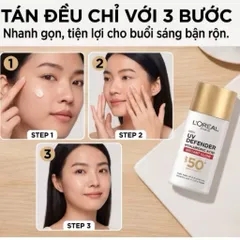 Kem chống nắng L'Oréal Paris UV Defender Serum 50ml SPF50+ PA++++ thấm nhanh nhẹ mặt bảo vệ da 784375