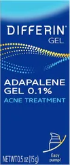 D,,. iff... eri ..n Acne Treatment Gel, 30 Day Supply, Retinoid Treatment for Face with 0.1% , Gentle Skin Care for Acne Prone Sensitive Skin, 15g Pump (Packaging May Vary)