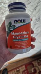 Viên uống Now Magnesium Glycinate |180 viên| Giảm căng thẳng/lo âu - Thư giãn thần kinh & cải thiện chất lượng giấc ngủ [S/P Chuẩn Mỹ]