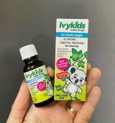 Tinh chất IvyKids Infant Drops for Chesty Coughs |20 mL| Làm dịu cổ họng - Giảm ho hiệu quả & Làm loãng chất dịch nhầy ở đường hô hấp [S/P Chuẩn Úc]