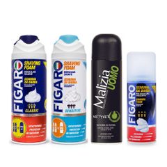 Bọt cạo râu dưỡng ẩm và làm mềm da Figaro Shaving Foam Cao cấp Italy