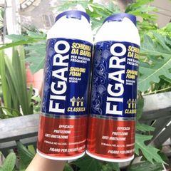 Bọt cạo râu dưỡng ẩm và làm mềm da Figaro Shaving Foam Cao cấp Italy