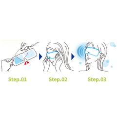 Mặt nạ massage mắt Kobayashi Cooling Eye Mask thư giãn đôi mắt Nhật Bản 5 miếng